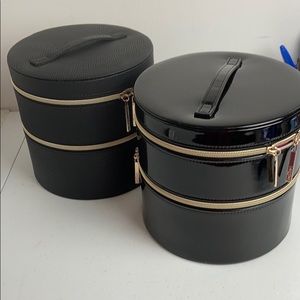 Lancome Train Case - Black Patent or Pebble - New